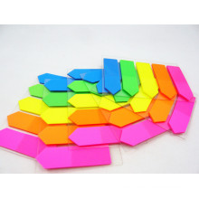 Fluorescent Bright Color Sticky Note Set for School and Office Supply